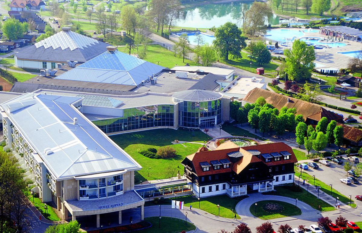 Slovenija, Terme Čatež, Hotel i depandansa Toplice