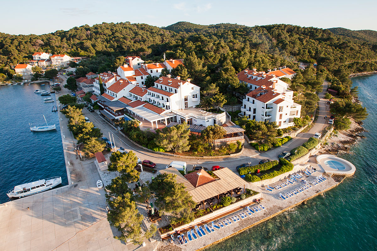 Hrvatska, Otok Mljet, Pomena, Hotel Odisej