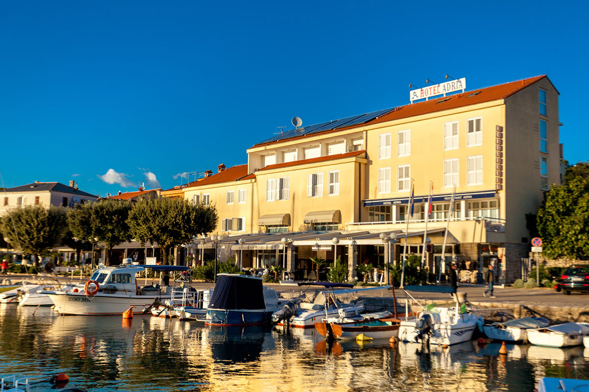 Hrvatska, otok Krk, Malinska, Hotel Adria