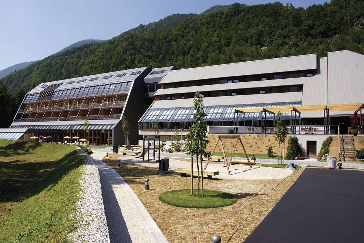 Slovenija, Gozd Martuljek, Kranjska Gora, Hotel Špik