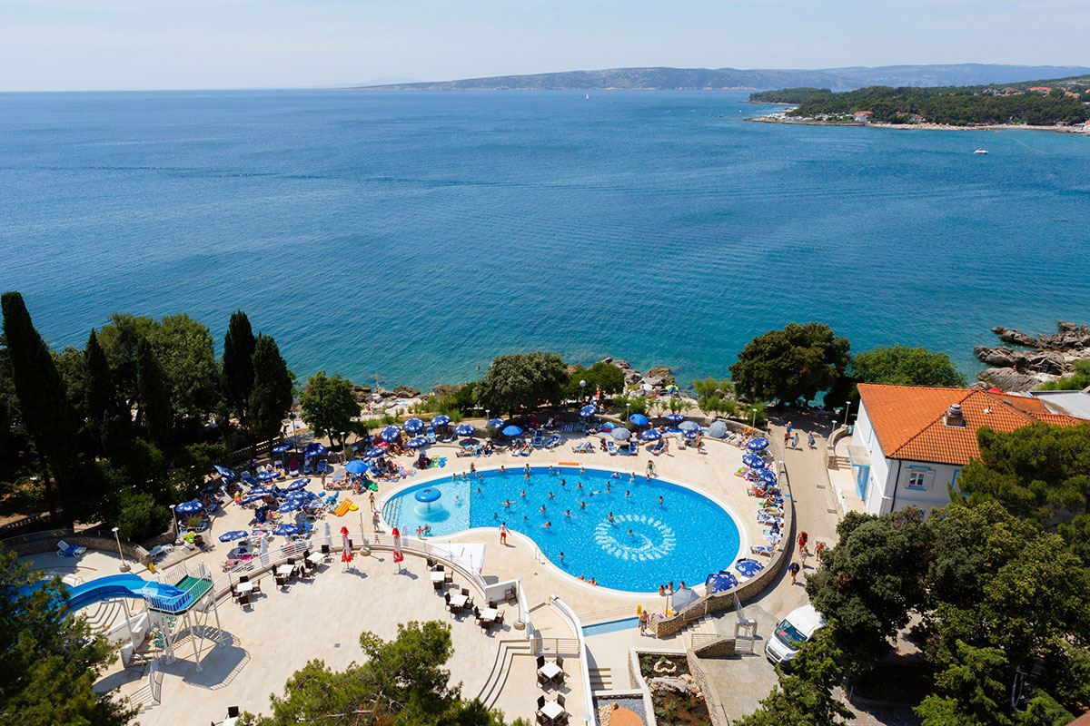 Hrvatska, otok Krk, Grad Krk, Hotel Resort Dražica, Villa Lovorka, Villa Tamaris