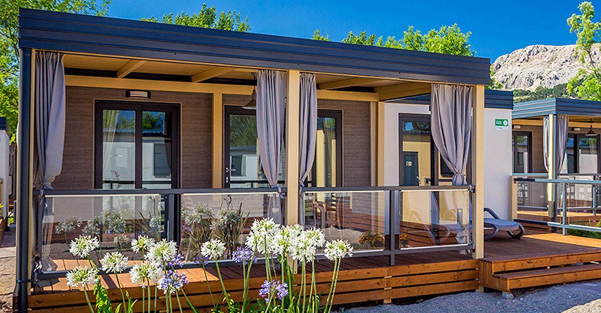 Hrvatska, otok Krk, Baška, Baška Beach Camping Resort