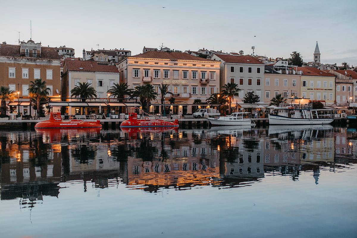 Hrvatska, otok Lošinj, Mali Lošinj, Hotel Apoksiomen