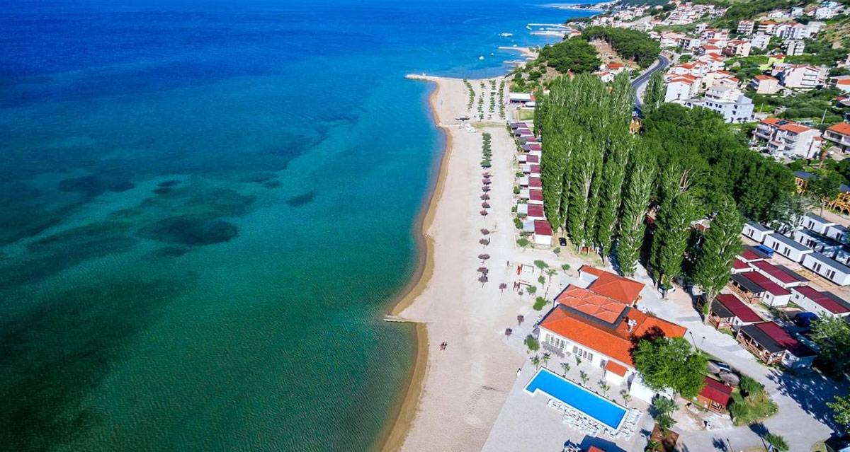 Hrvatska, Omiš, Mobilne kućice Kamp Galeb