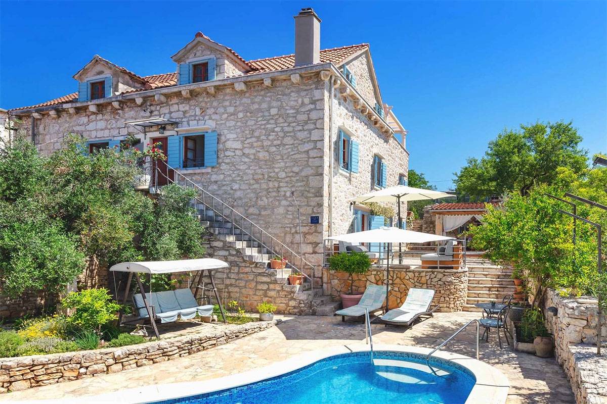 Hrvatska, Otok Brač, Milna, Villa Vicina