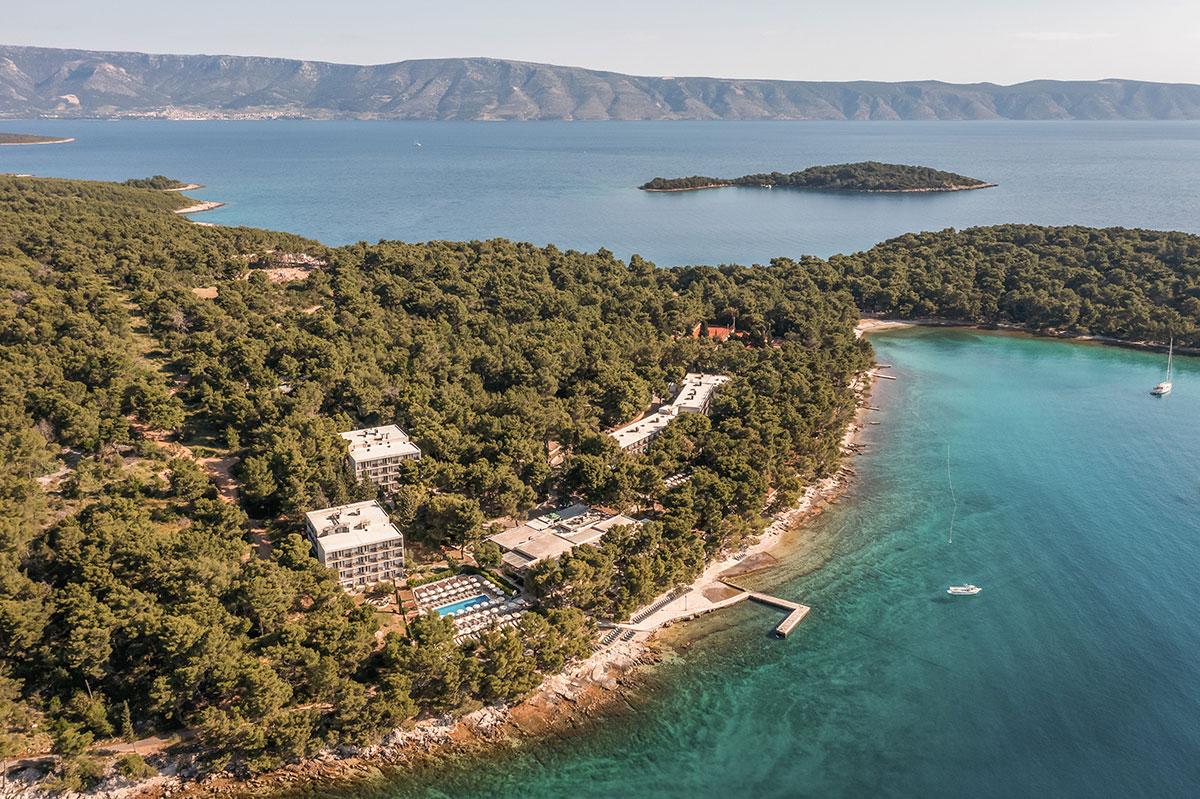 Hrvatska, otok Hvar, Vrboska, Turističko naselje Aminess Senses Resort