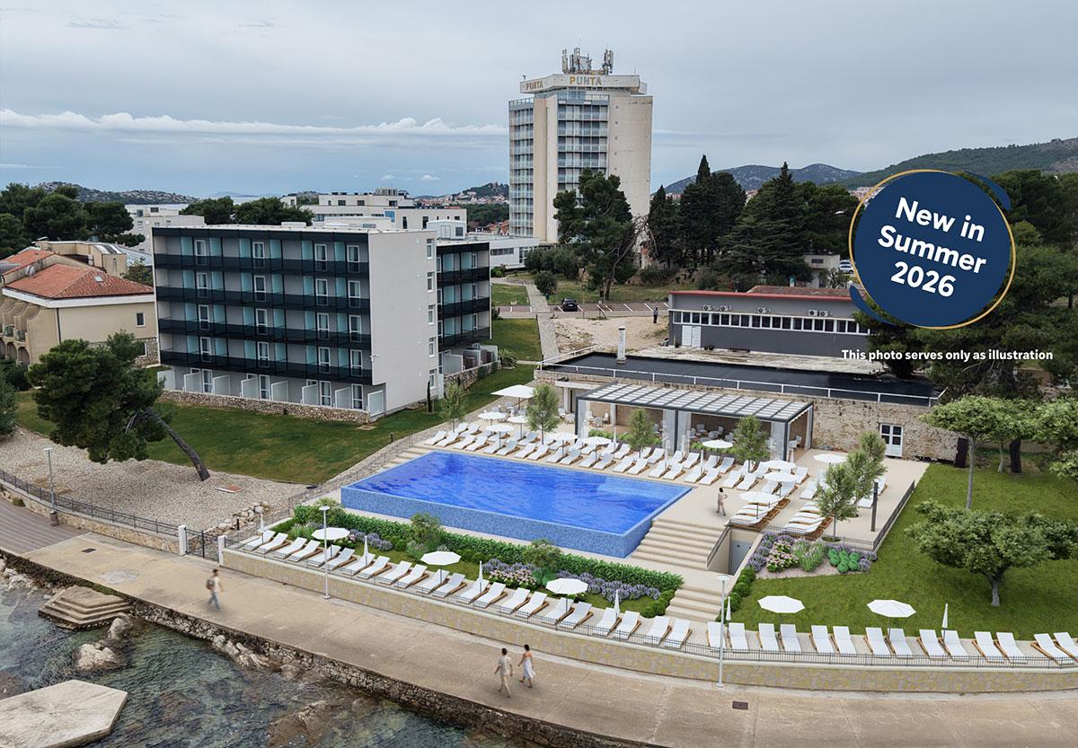 Hrvatska, Vodice, Villa Arausa (Depandansa Punta)