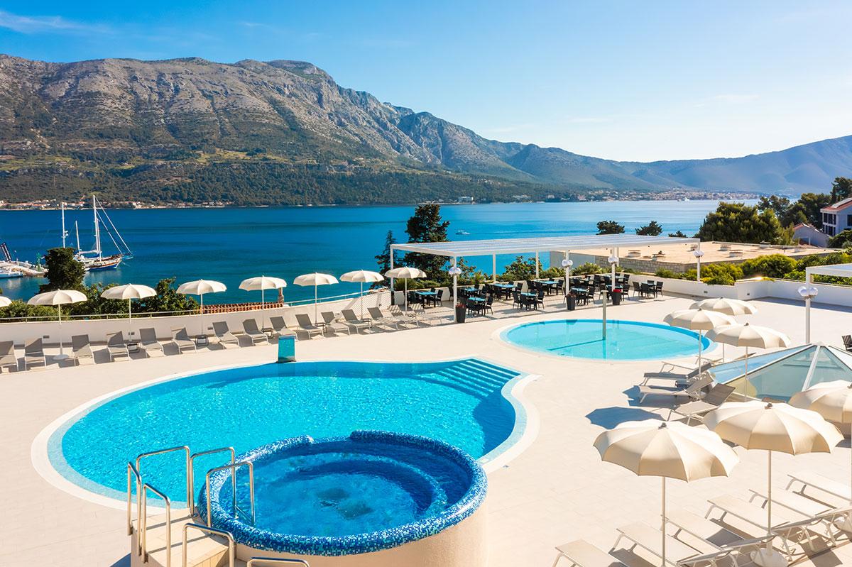 Hrvatska, Otok Korčula, Grad Korčula, Marko Polo Maradiso Hotel by Aminess
